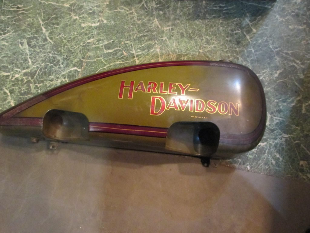 Harley NOS ORIGINAL 19281929 J JD JDH Right Gas Tank 350125 SUPER